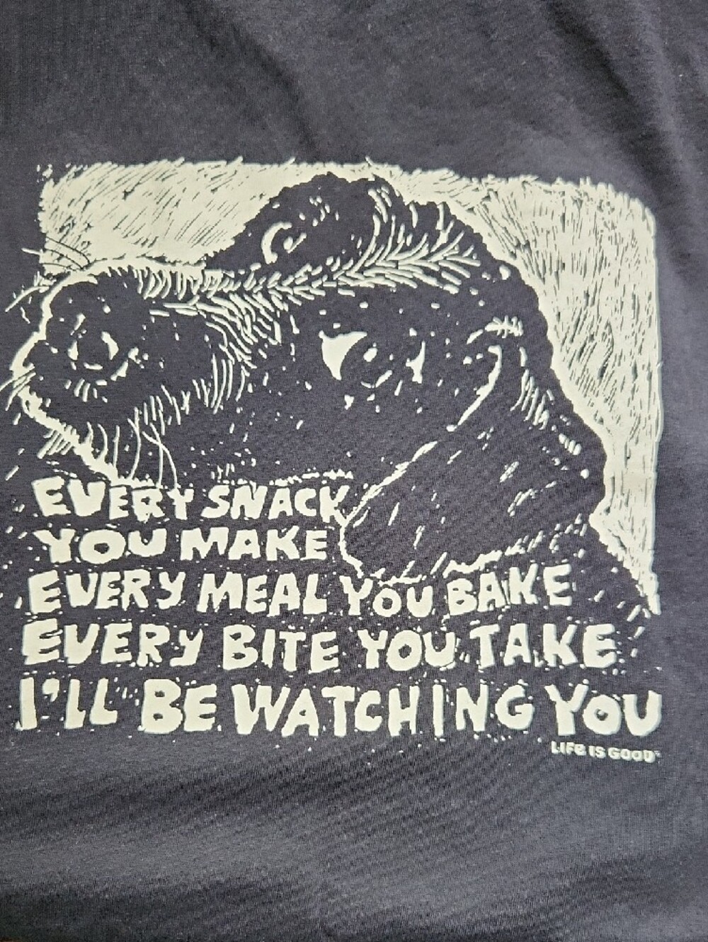 Life Is Good Black Short Sleeve Tee - Picture 4 of 4